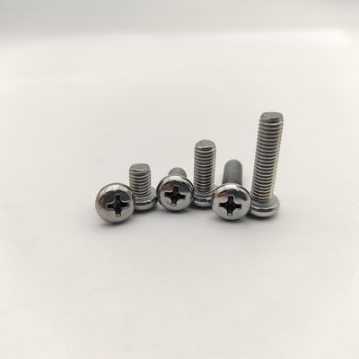 Viti a macchina con testa cilindrica bombata Phillips in acciaio inossidabile 304 A2-70 DIN 7985