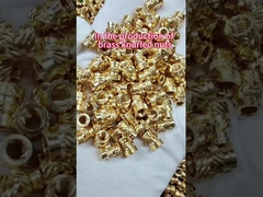 Noccioline di rame intarsiate Noccioline di ottone a filo arrotolato