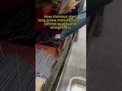 Guanbiao Screws è stata specializzata nella produzione di viti lunghe e viti personalizzate per mor